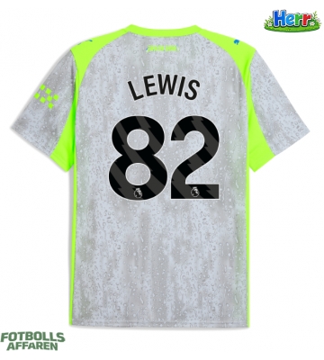 Manchester City Rico Lewis #82 Tredje Tröja 2025-26 Kortärmad